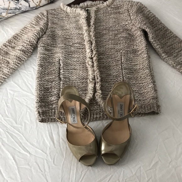 Italian Wool Cropped Jacket - Picture 2 of 6